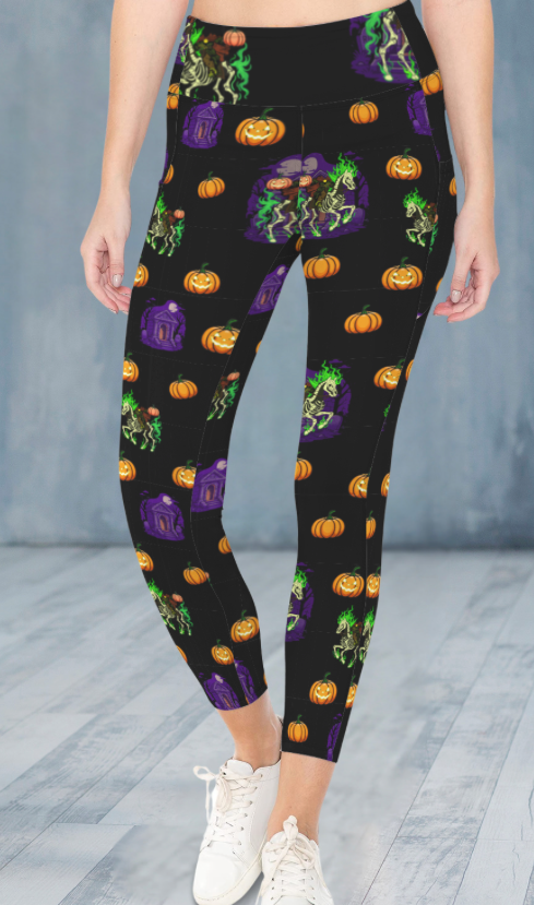 Headless Horsemen Full Length Leggings With Pockets