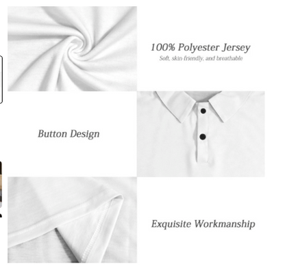Space Polo or Tank Top Matching Tops