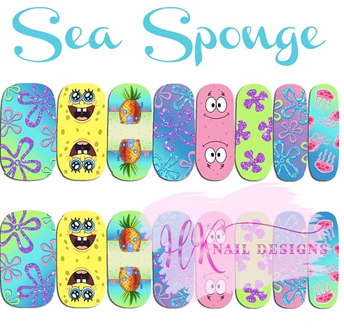 Sea Sponge Nail Wraps