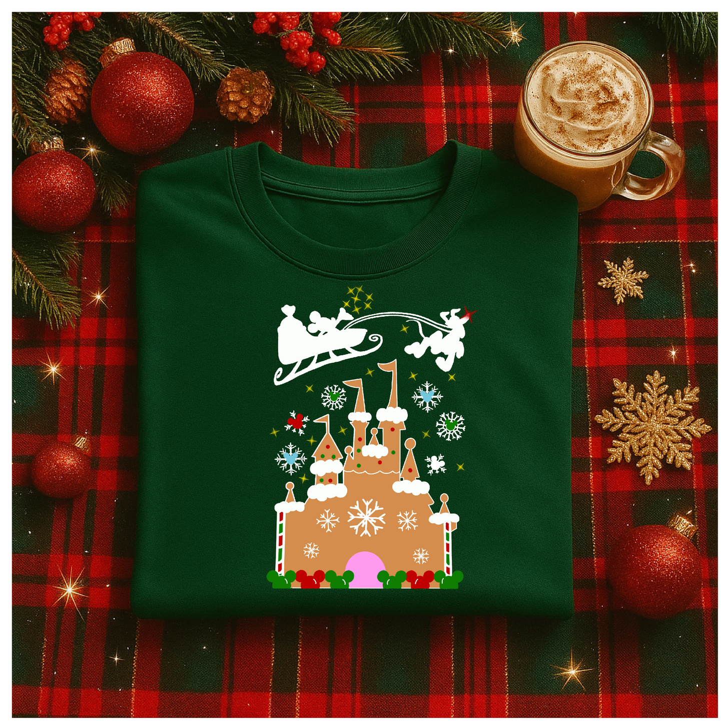 Christmas Magic Digital Files PNG, SVG, Seamless Pattern, Sublimation & DTF