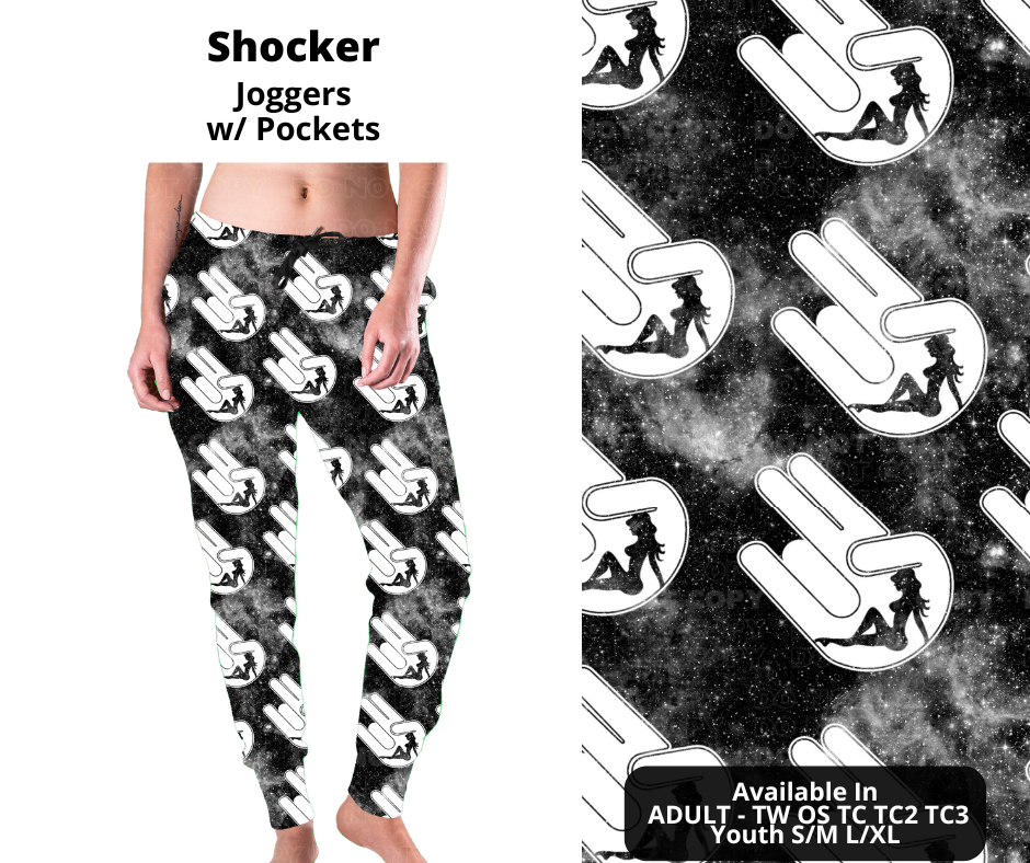 Preorder! Closes 11/27. ETA Feb. Shocker Joggers