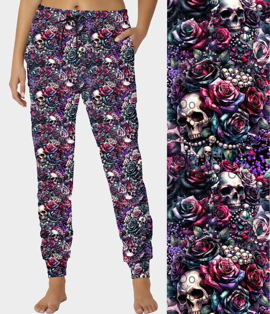 RTS - Skulls and Pearls Joggers