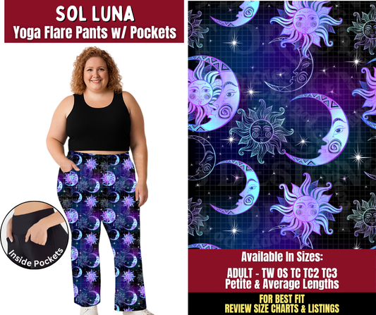 Preorder! Closes 8/24. ETA Nov. Sol Luna Yoga Flare Pants