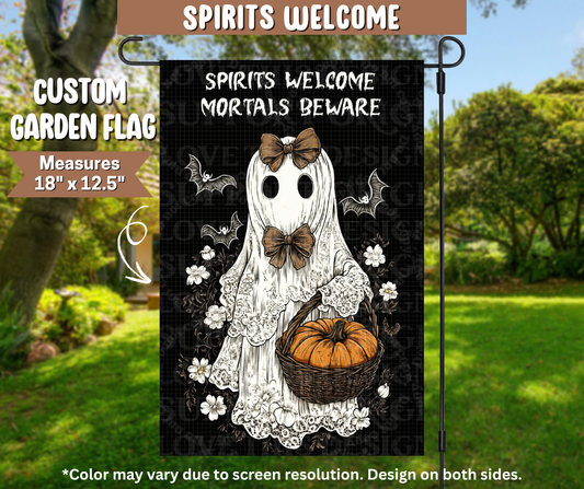 Spirits Welcome Garden Flag