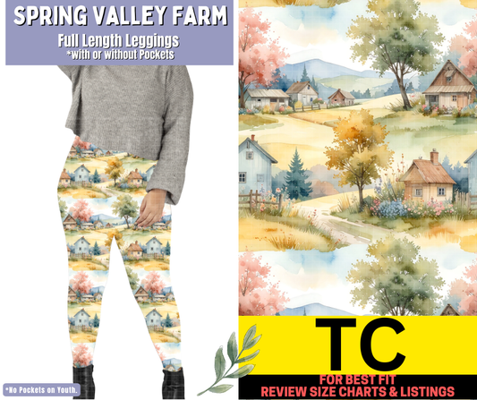 Spring Valley Farm Full Length Leggings w/ Pockets