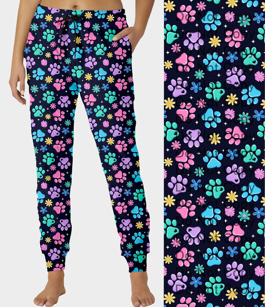 RTS - Spring Paws Joggers