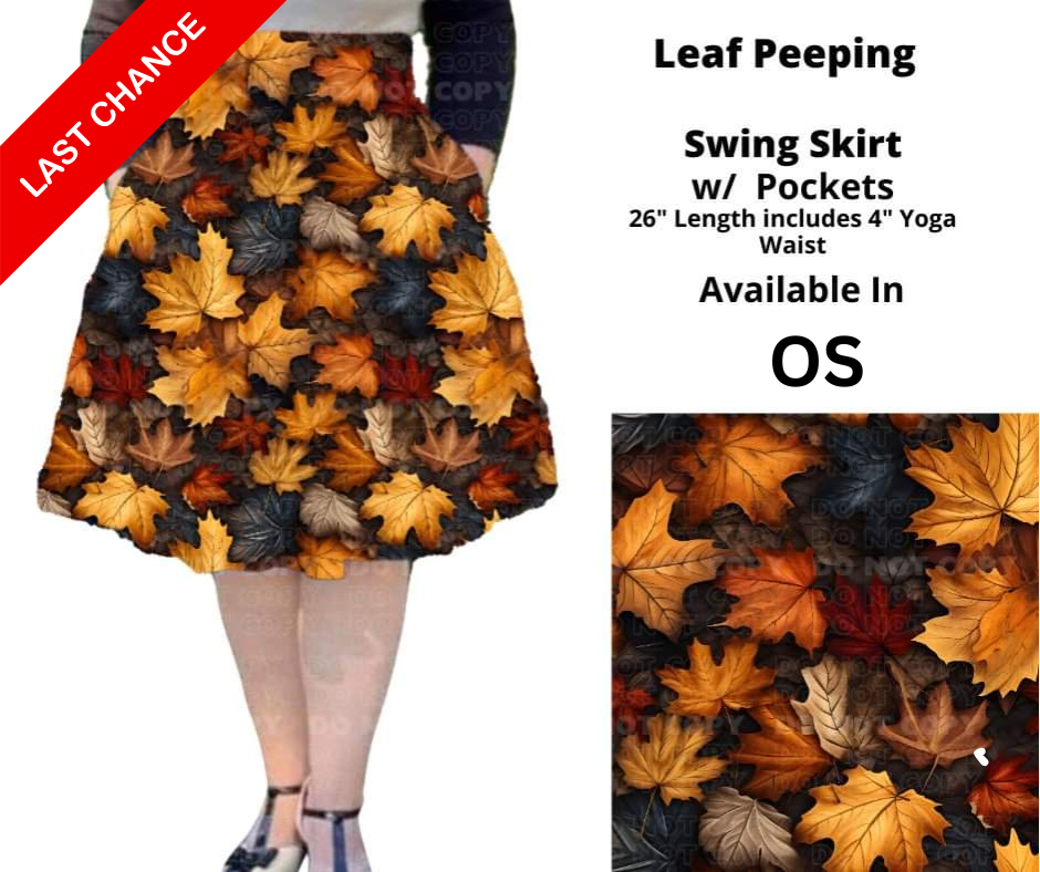 Leaf Peeping Swing Skirt