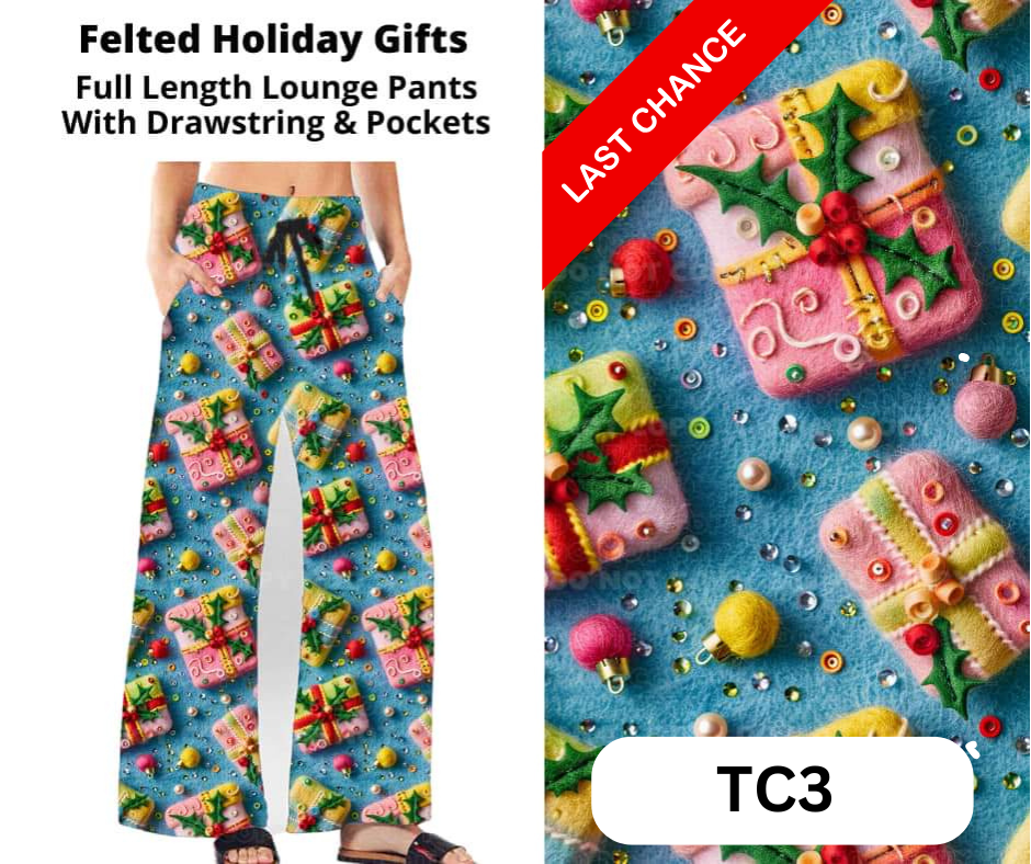 Felted Holiday Gifts Full Length Lounge Pants