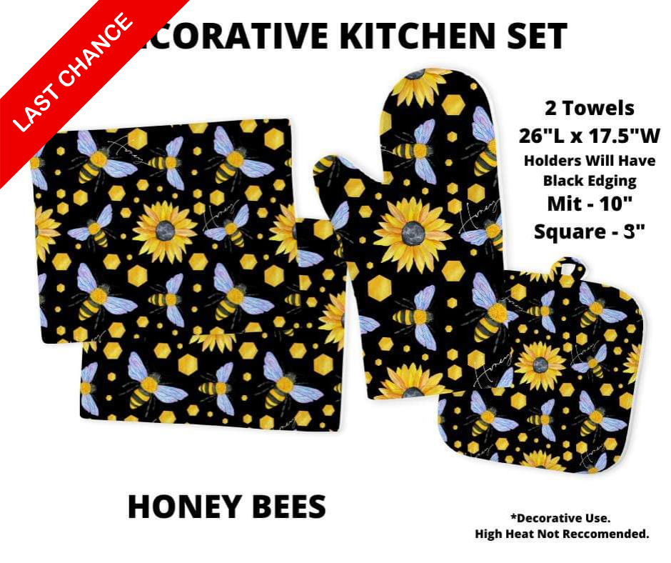 Honey Bees Decorative Kitchen Set