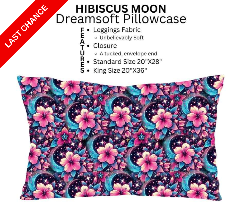 Hibiscus Moon Dreamsoft Pillowcase