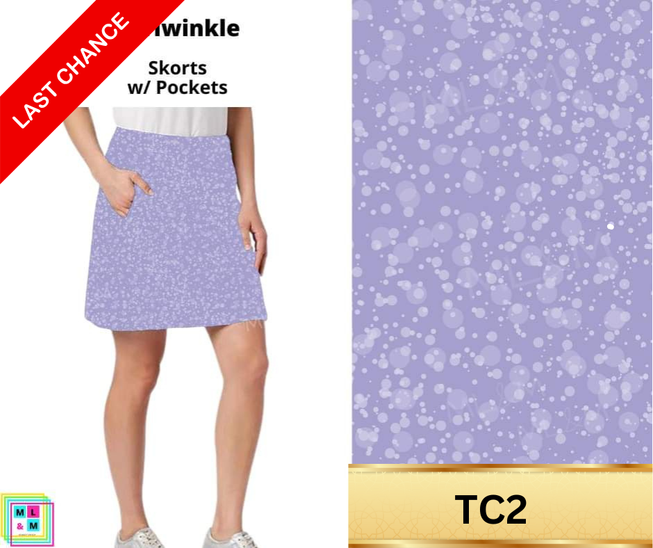 Periwinkle Skort