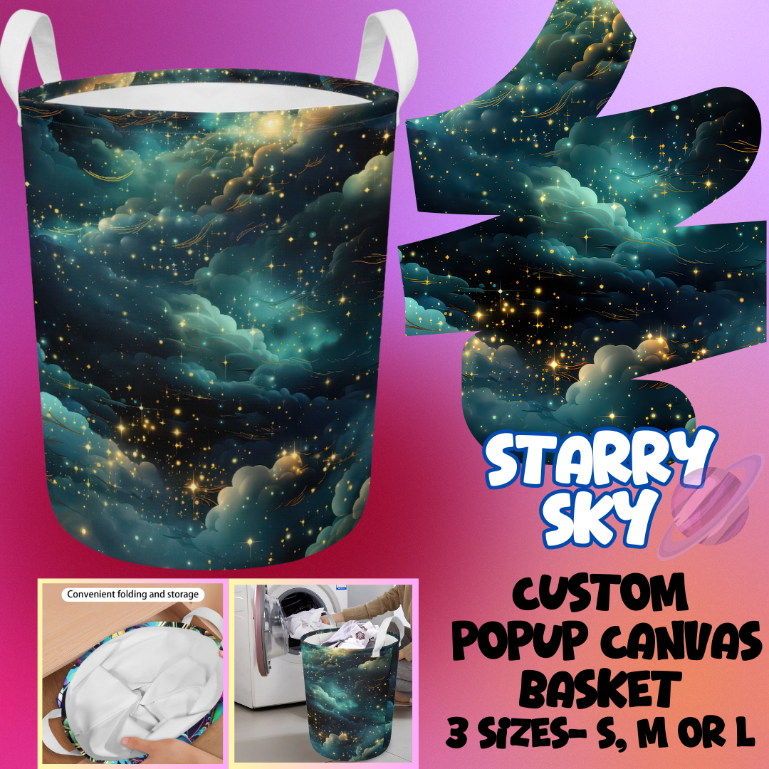 STARRY SKY- STORAGE BASKETS 6- PREORDER CLOSING 5/4