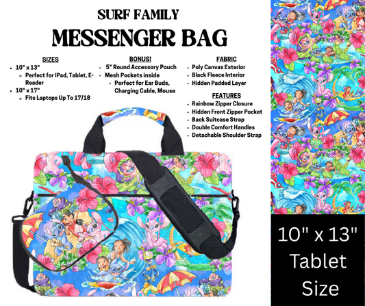 Surf Family Messenger Bag