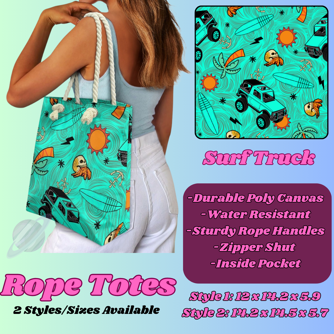 SURF TRUCK-ROPE TOTE PREORDER CLOSING 5/6