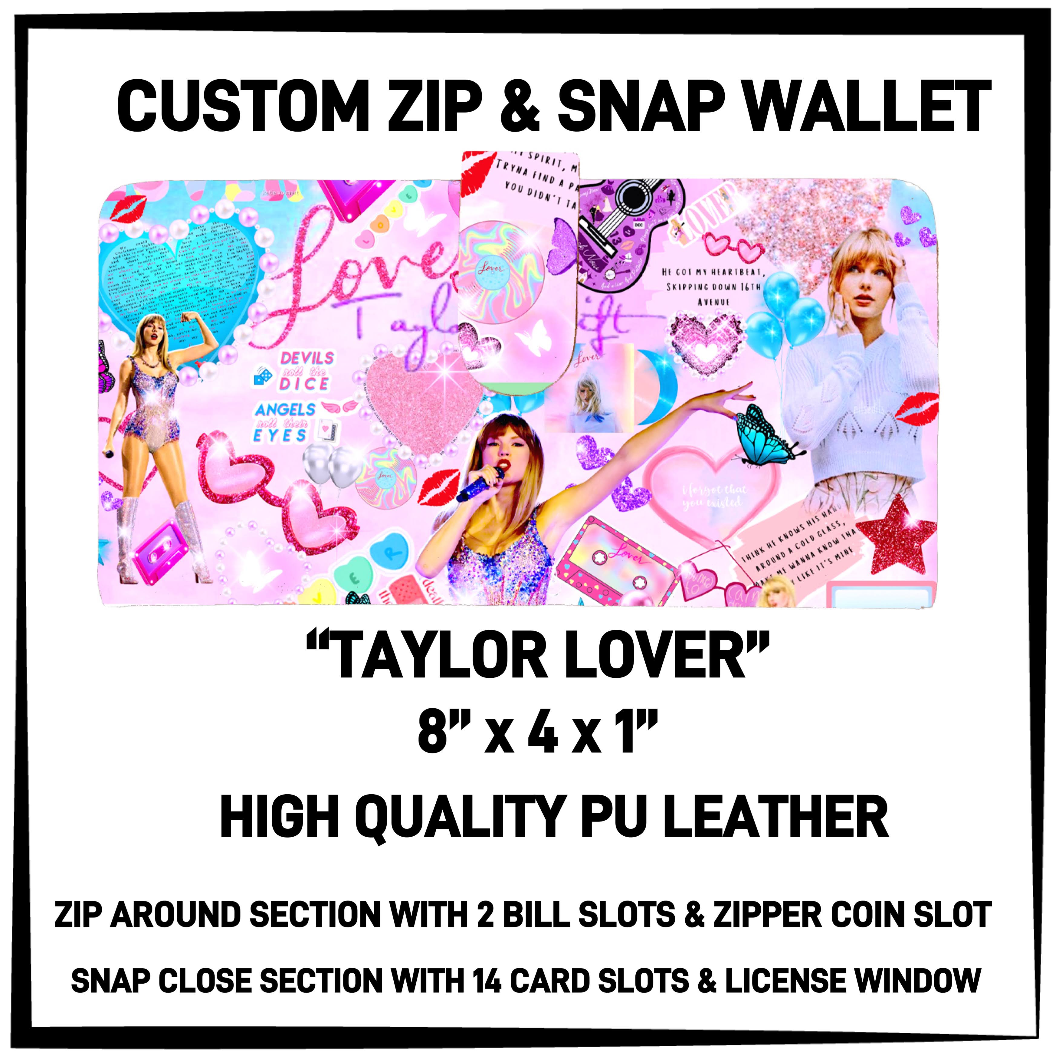 ZW2B - Taylor Lover Zip & Snap Wallet - Preorder ETA: Mid-Nov