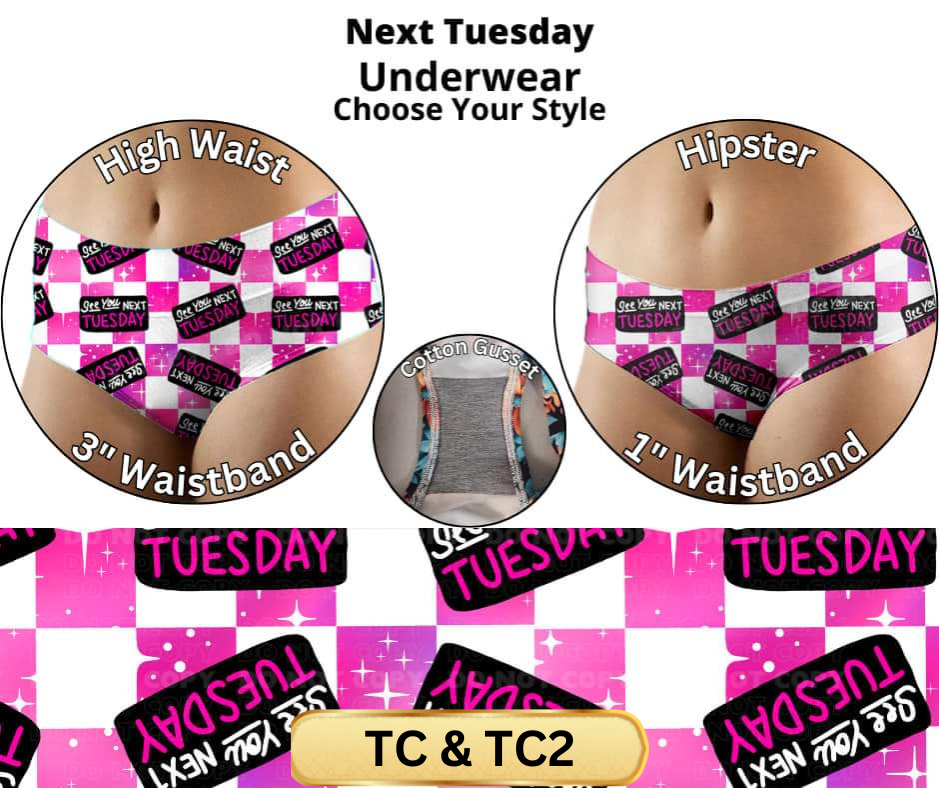 Next Tuesday Hipster & High Waist Underwear