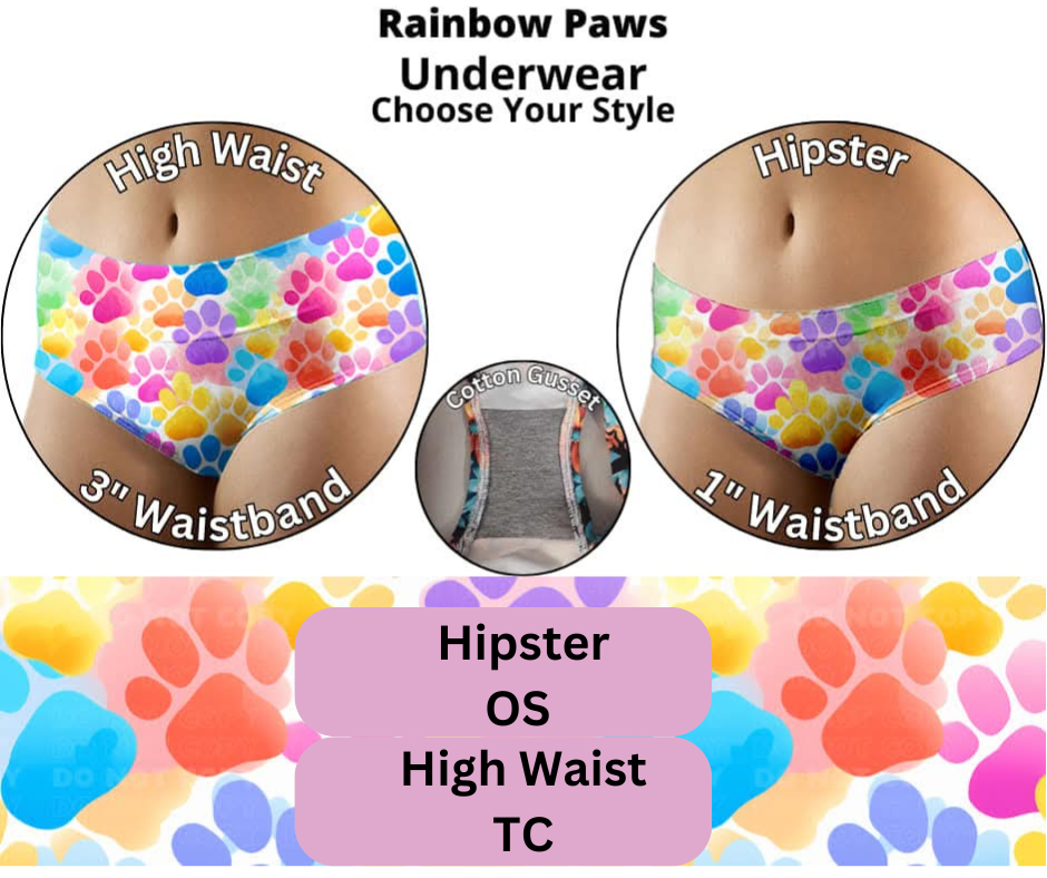 Rainbow Paws Underwear