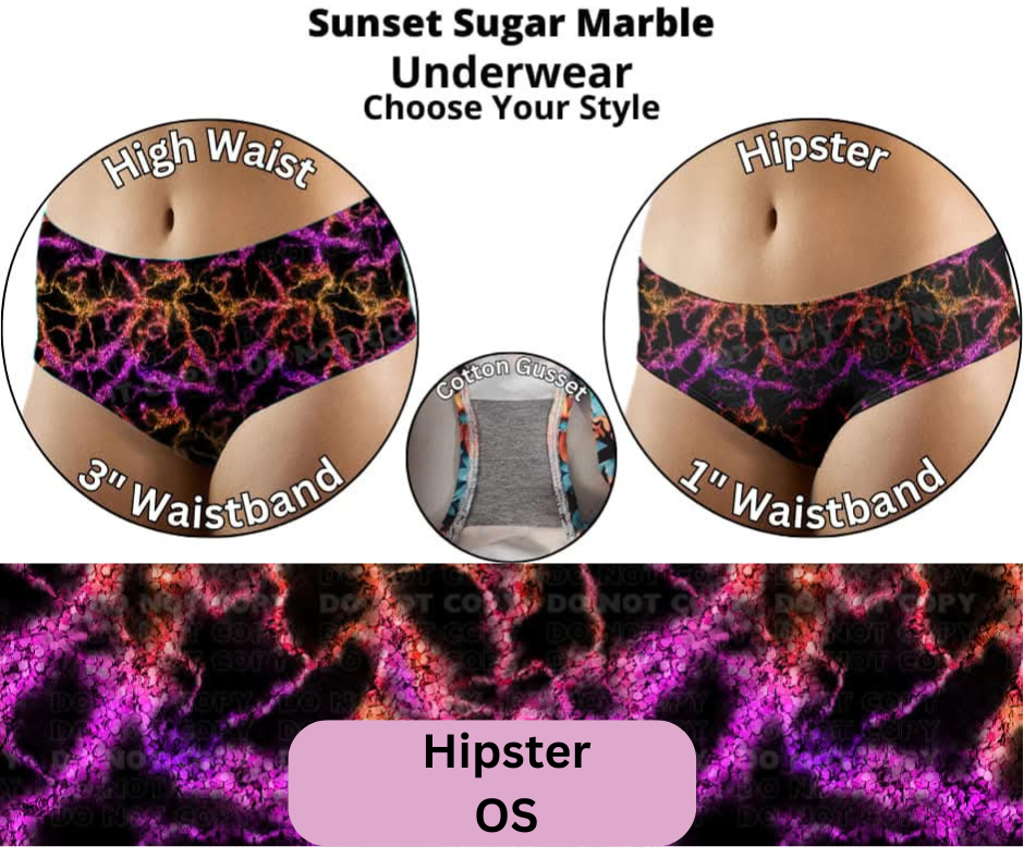 Sunset Sugar Marble Underwear