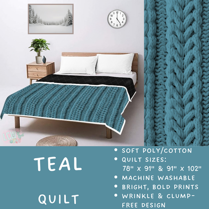 Batch #597 - Christmas Quilts - Closes 10/12 - ETA early Dec - Teal Quilt