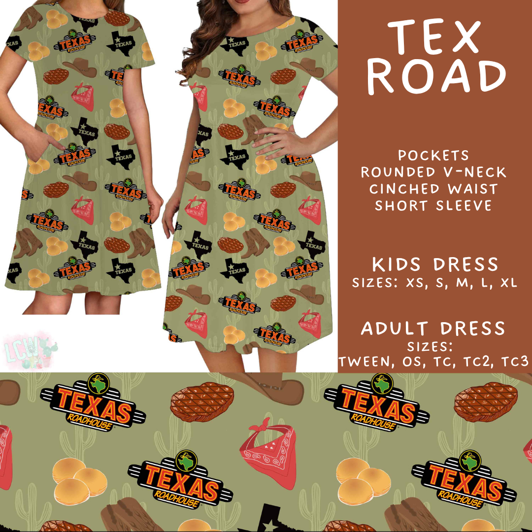 Batch #607 - Fun Run 28 - Closes 11/2 - ETA early Jan - Tex Road Adult & Kids Dresses