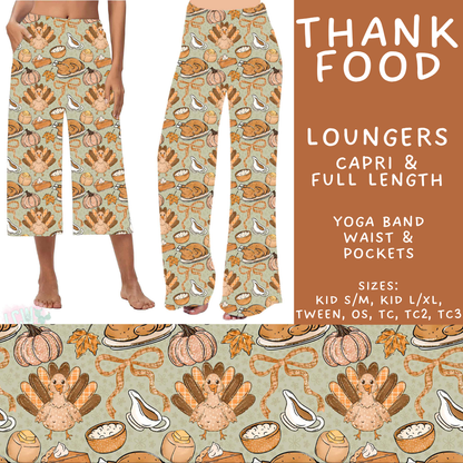 Batch #582 - Hello Fall 3 - Closes 9/7 - ETA early Nov - Thank Food Capri and Full Length Loungers