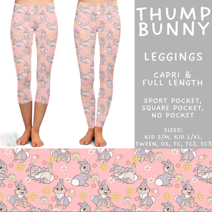 Batch #585 - Magical Faves 24 - Closes 9/14 - ETA mid Nov - Thump Bunny Full and Capri Length Leggings