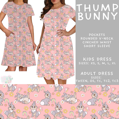 Batch #585 - Magical Faves 24 - Closes 9/14 - ETA mid Nov - Thump Bunny Adult & Kids Dresses