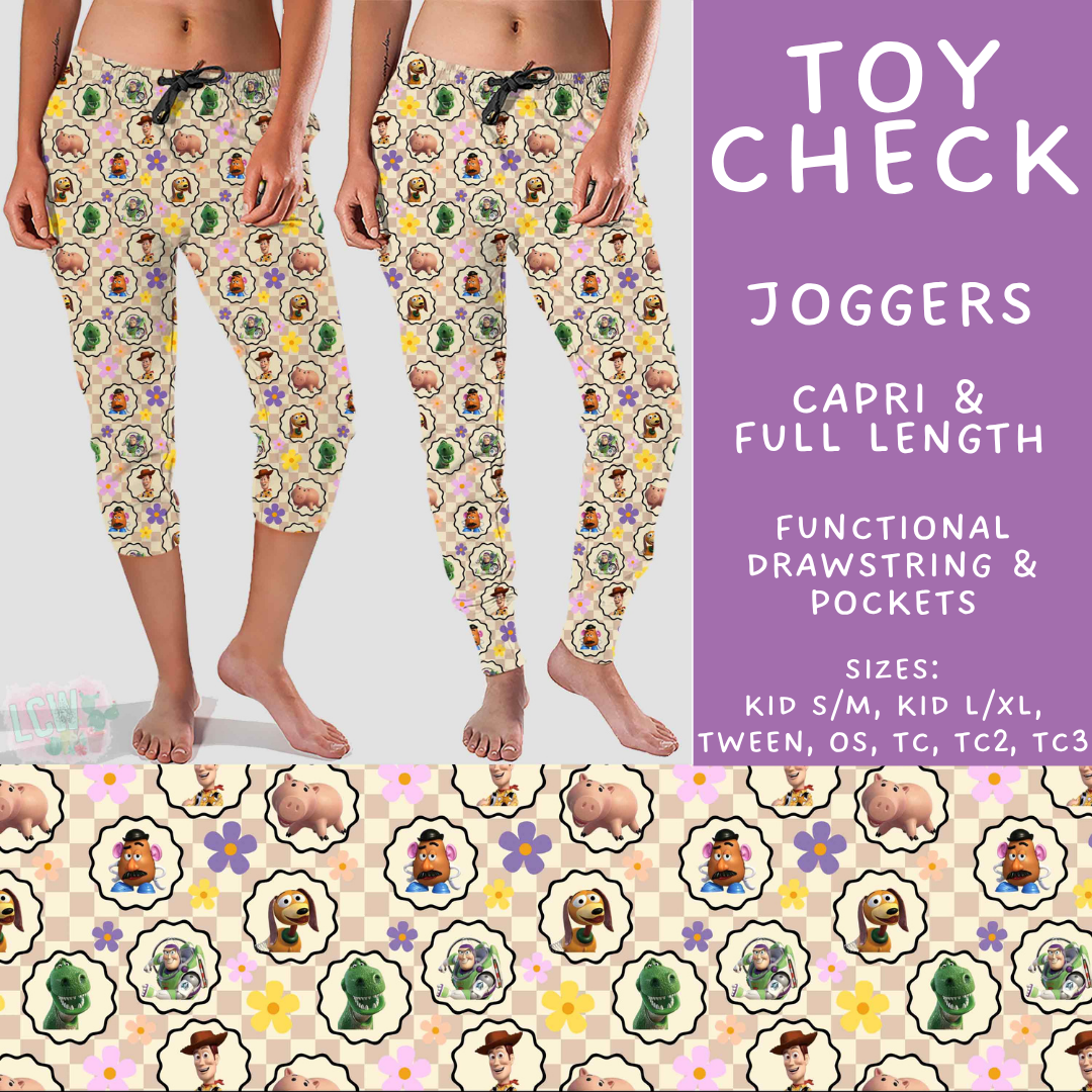 Batch #585 - Magical Faves 24 - Closes 9/14 - ETA mid Nov - Toy Check Full and Capri Length Joggers