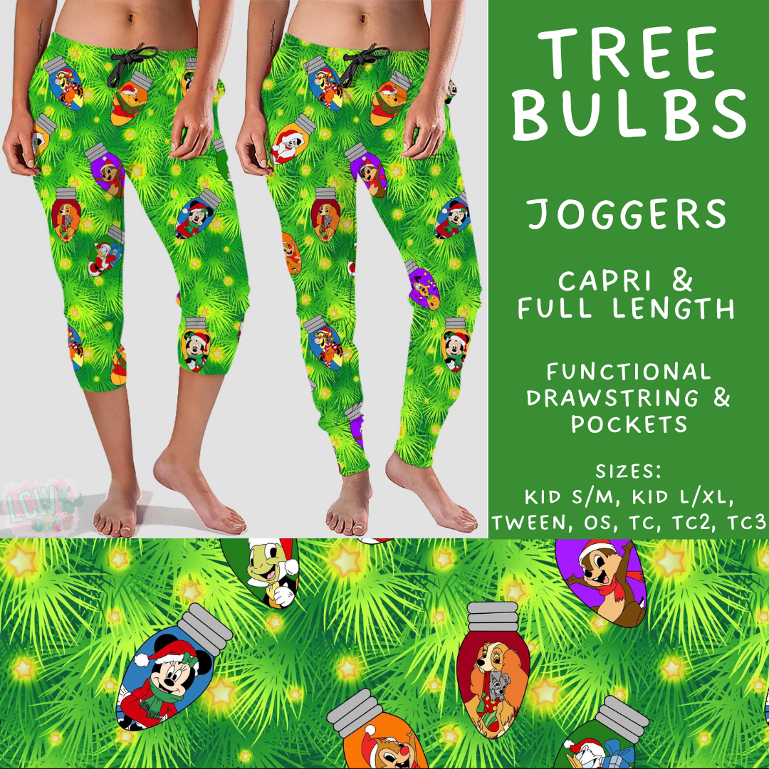 Batch #598 - Magical Character Christmas 2 - Closes 10/14 - ETA early Dec - Tree Bulbs Full and Capri Length Joggers