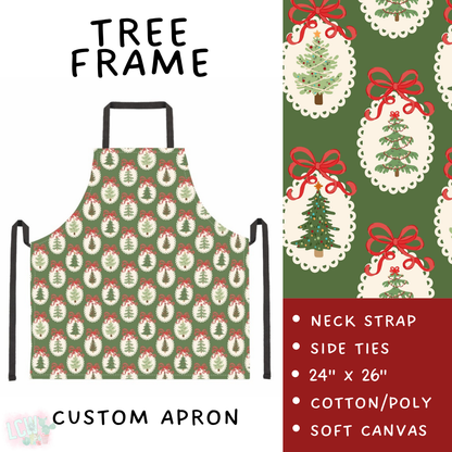 Batch #591 - Baking Spirits Bright 3 - Closes 9/28 - ETA mid/late Nov - Tree Frame Apron