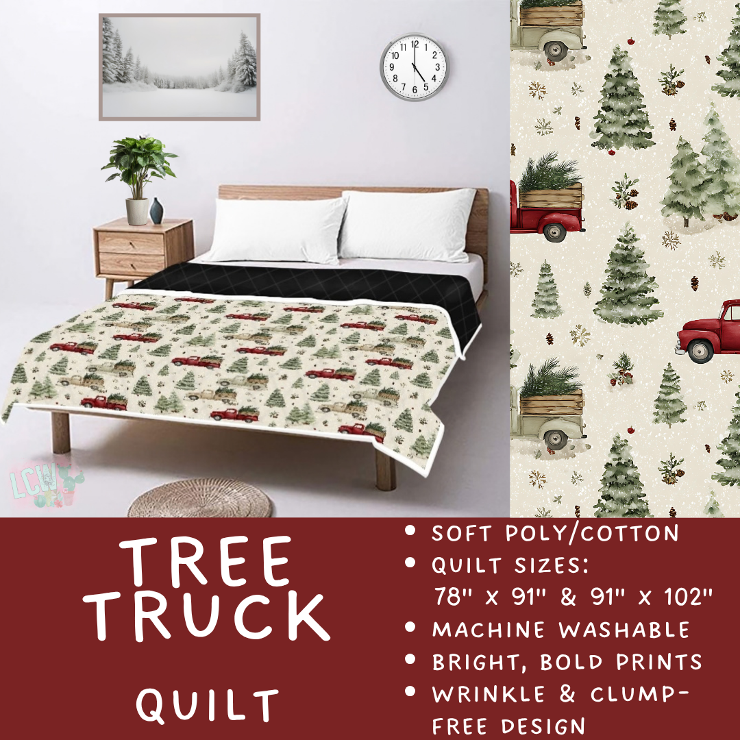 Batch #597 - Christmas Quilts - Closes 10/12 - ETA early Dec - Tree Truck Quilt