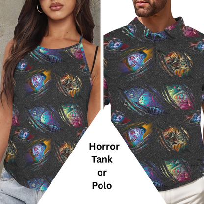 Horror Polo or Tank Top Matching Tops