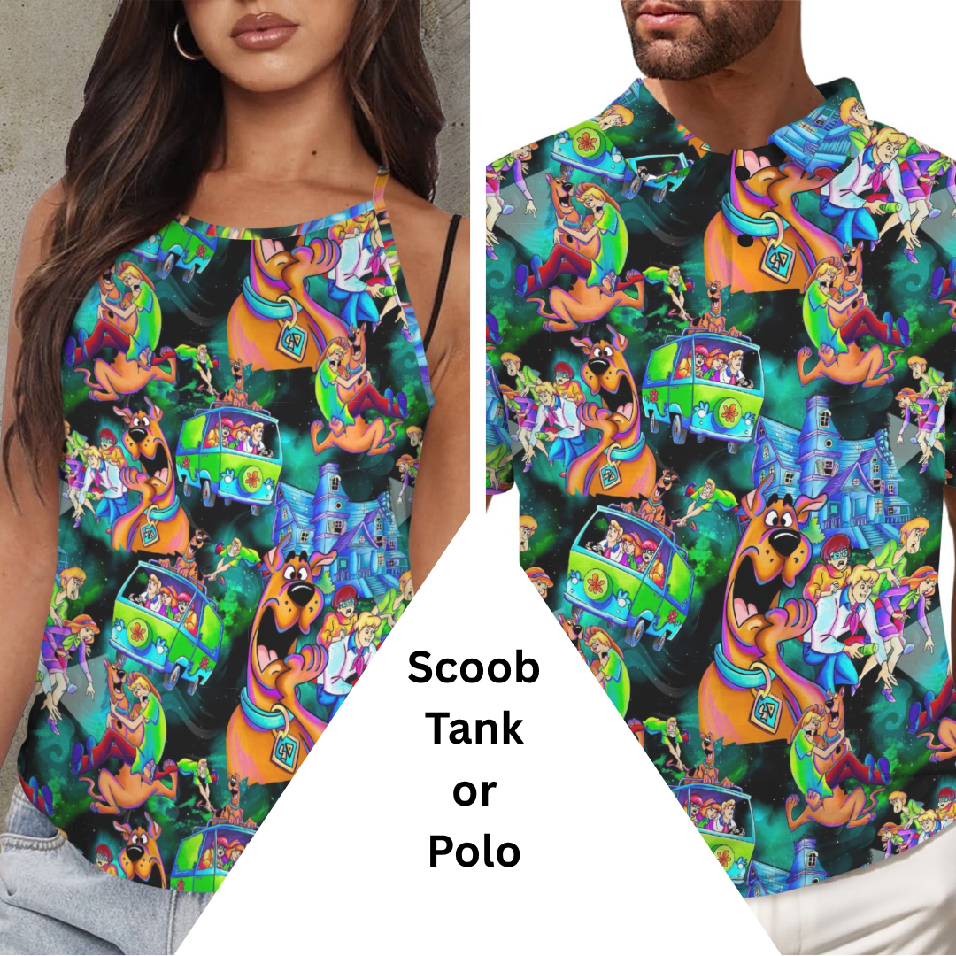 Scoob Polo or Tank Top Matching Tops