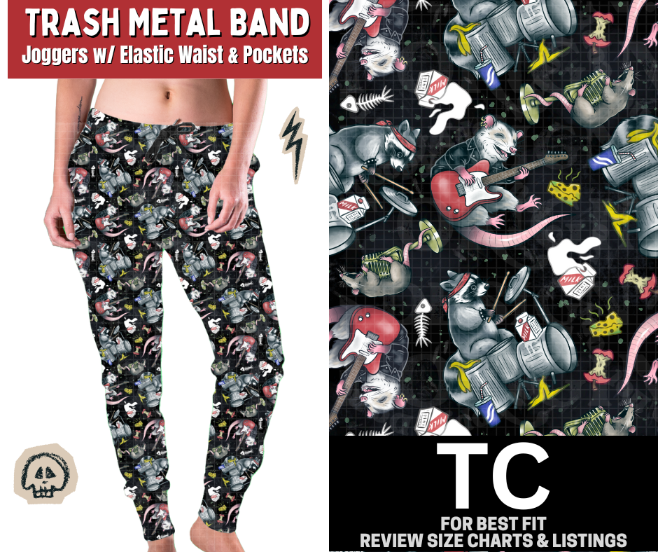 Trash Metal Band Joggers