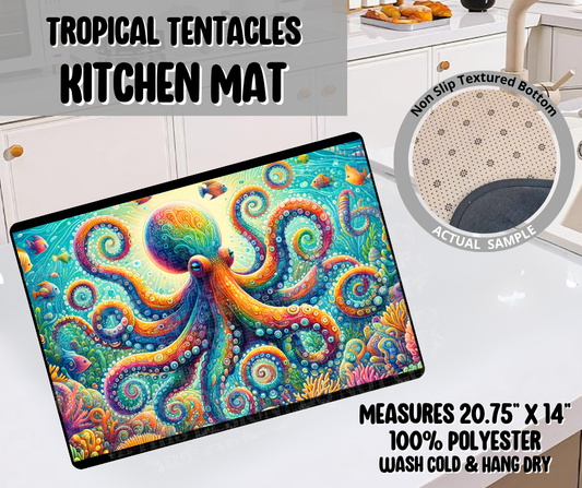 Tropical Tentacles Kitchen Mat