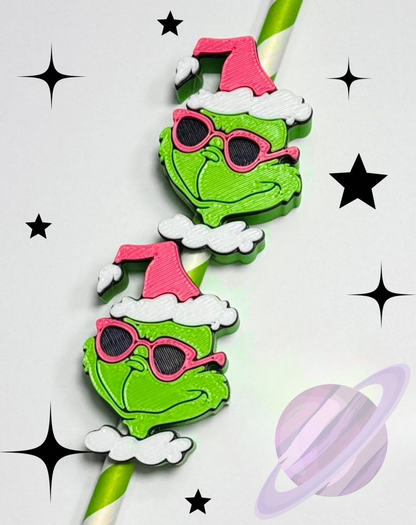 HOLIDAY BU- 3D PRINTED STRAW CHARM