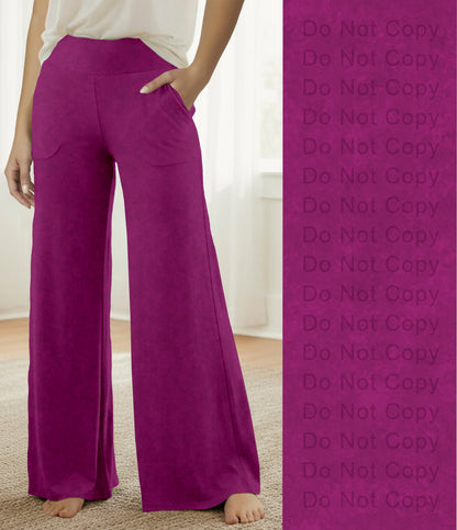 RTS - Very Berry Lounge Pants with Pockets
