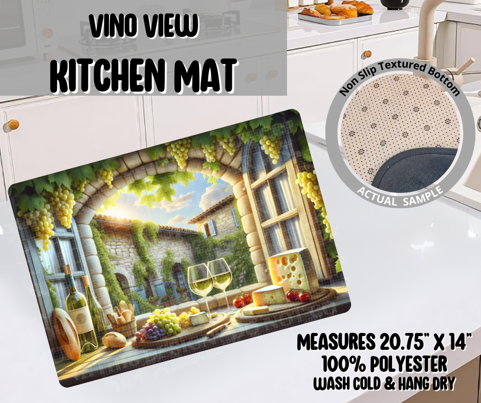 Vino View Kitchen Mat