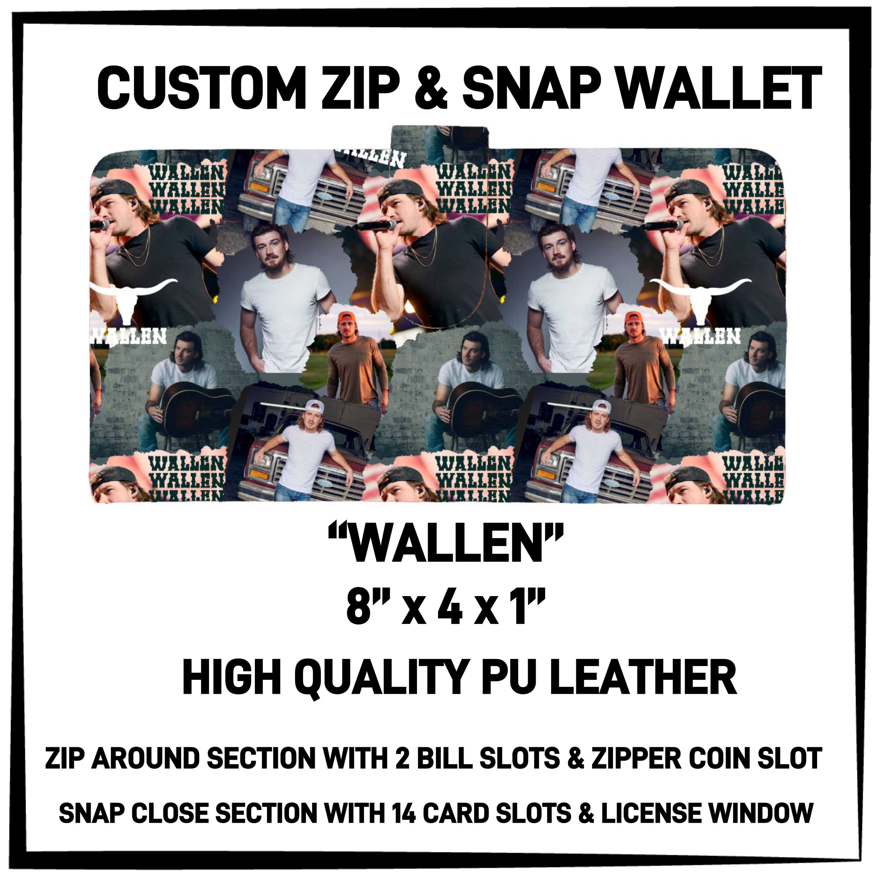 ZW2B - Wallen Zip & Snap Wallet - Preorder ETA: Mid-Nov