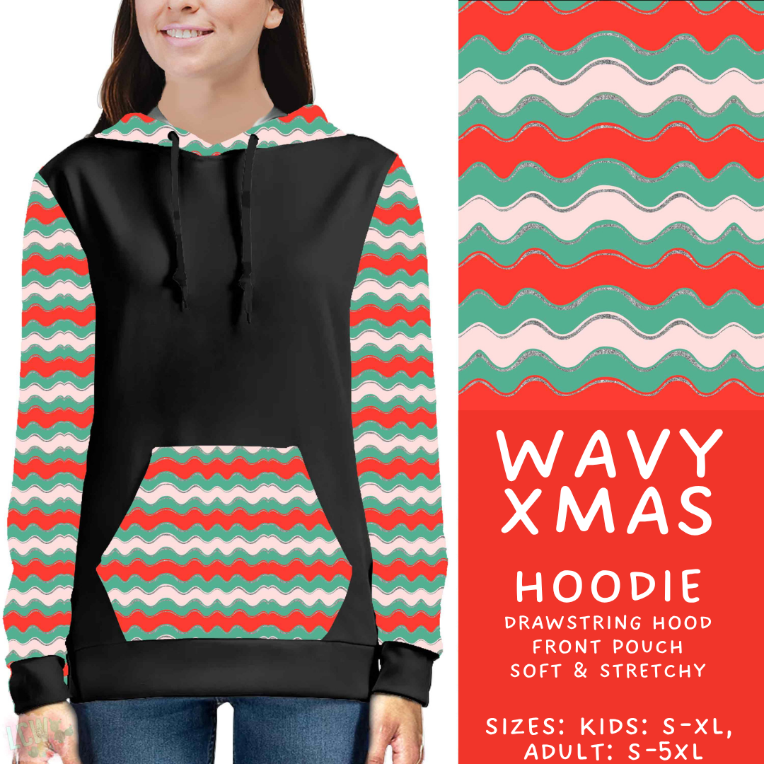 Batch #595 - Christmas Spirit 2 - Closes 10/7 - ETA early Dec - Wavy Xmas Hoodie