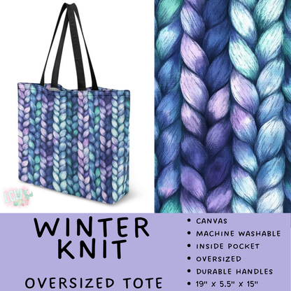 Batch #609 - Travel Collection 2 - Closes 11/6 - ETA early Jan - Winter Knit Oversized Totes