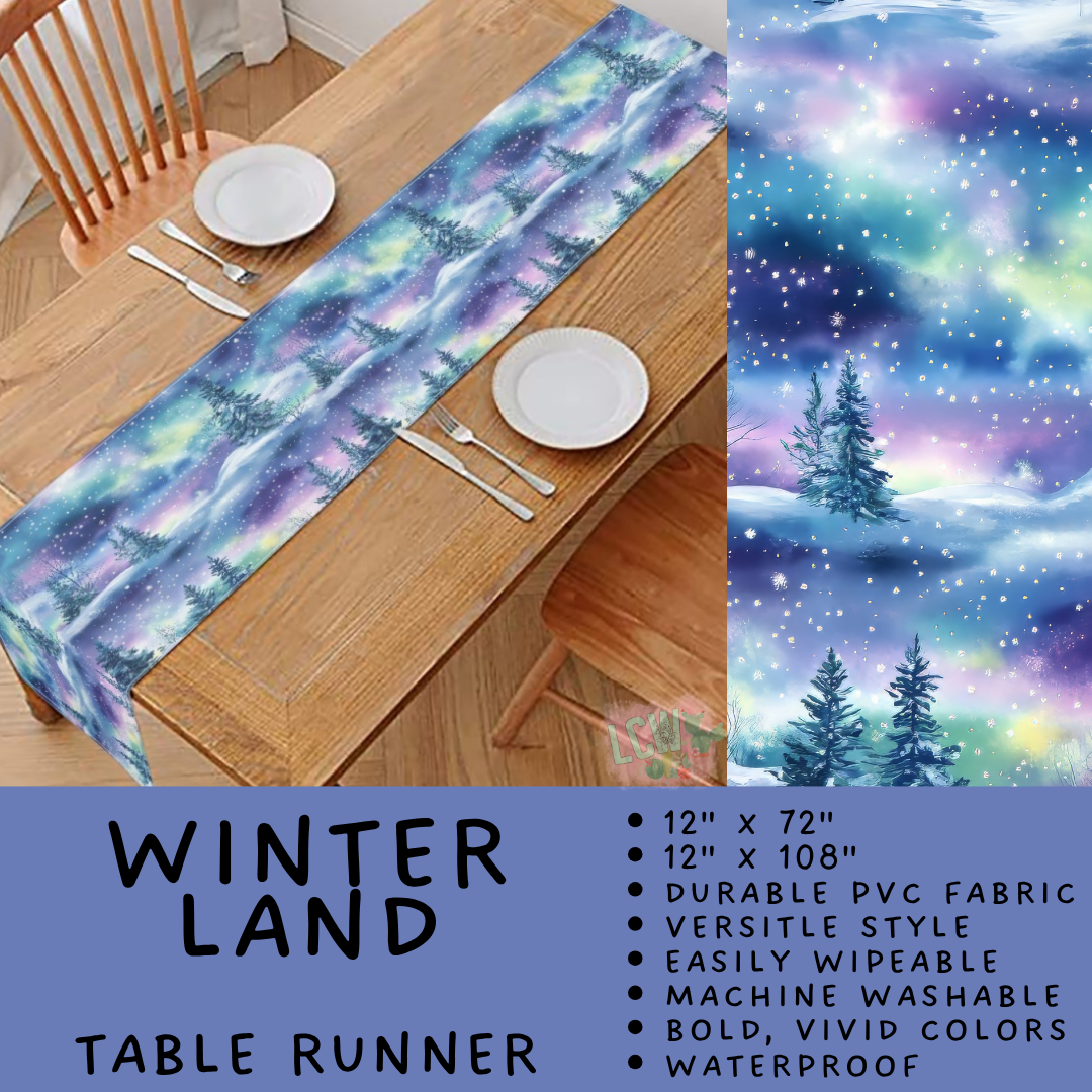 Batch #588 - Table Runners - Closes 9/21 - ETA early/mid Nov - Winter Land Table Runner