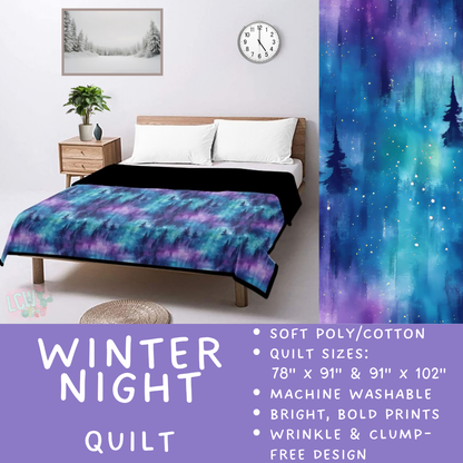 Batch #597 - Christmas Quilts - Closes 10/12 - ETA early Dec - Winter Night Quilt