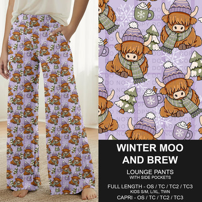B315 - Preorder Winter Moo and Brew Lounge Pants (Closes 10/04. ETA: early Dec.)