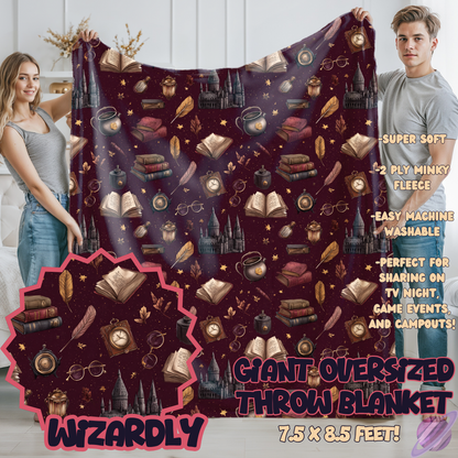 WIZARDLY-OVERSIZED THROW 14-PREORDER CLOSING 10/8