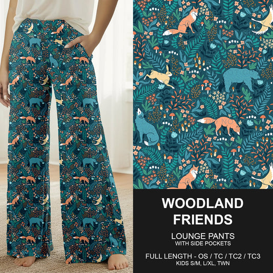 B265 - Preorder Woodland Friends Lounge Pants (Closes 12/14. ETA mid Feb.)