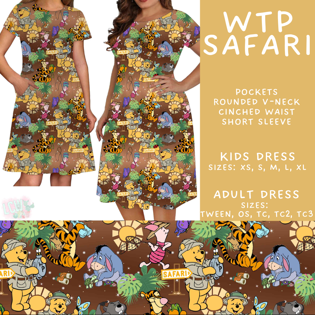 Batch #594 - Magical Faves 25 - Closes 10/5 - ETA early Dec - WTP Safari Adult & Kids Dresses