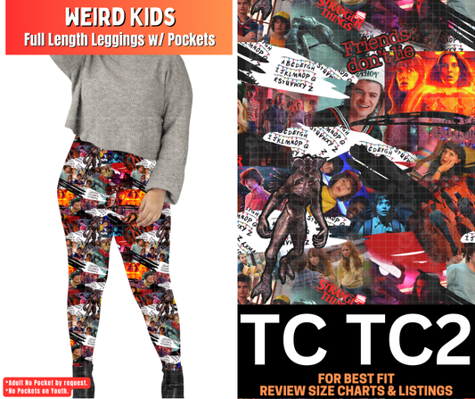 Weird Kids Full Length Leggings w/ Pockets