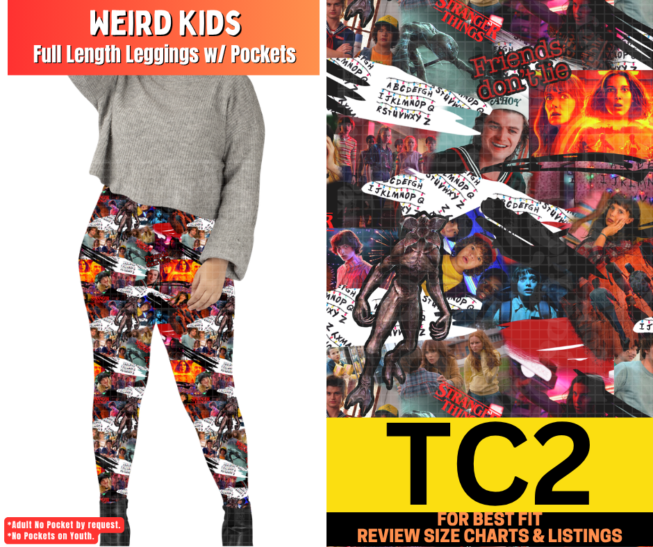 Weird Kids Full Length Leggings w/ Pockets