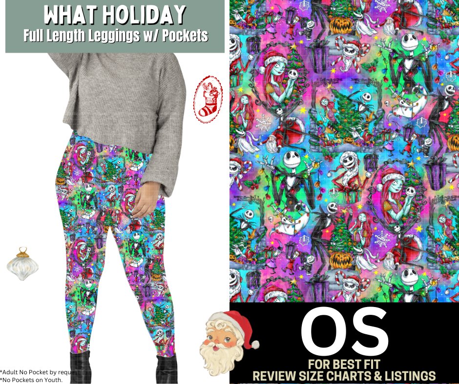 What Holiday Full Length Leggings w/ Pockets